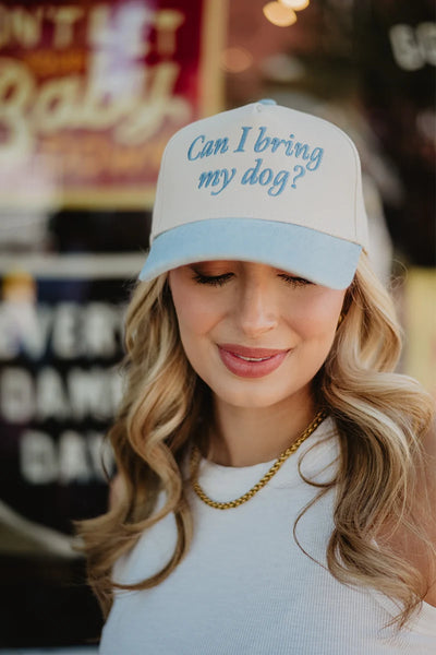 Can I Bring My Dog? Vintage Trucker Cap - Katydid.com