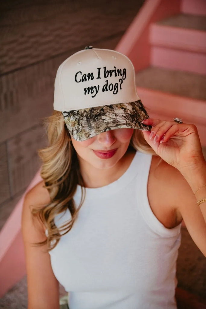Can I Bring My Dog? Vintage Trucker Cap