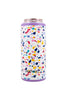 Confetti Print SLIM Can Cooler