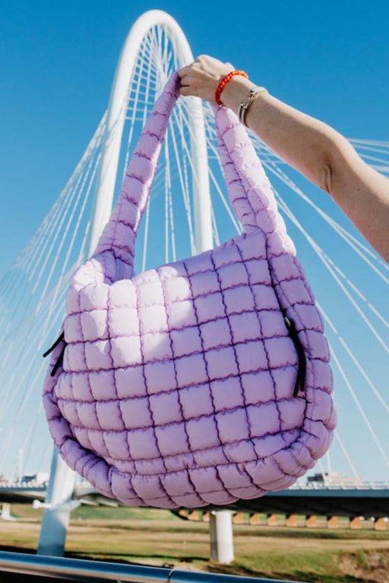 Light Purple Oversized Carryall Tote