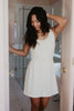 Cream Summer Mini Dress