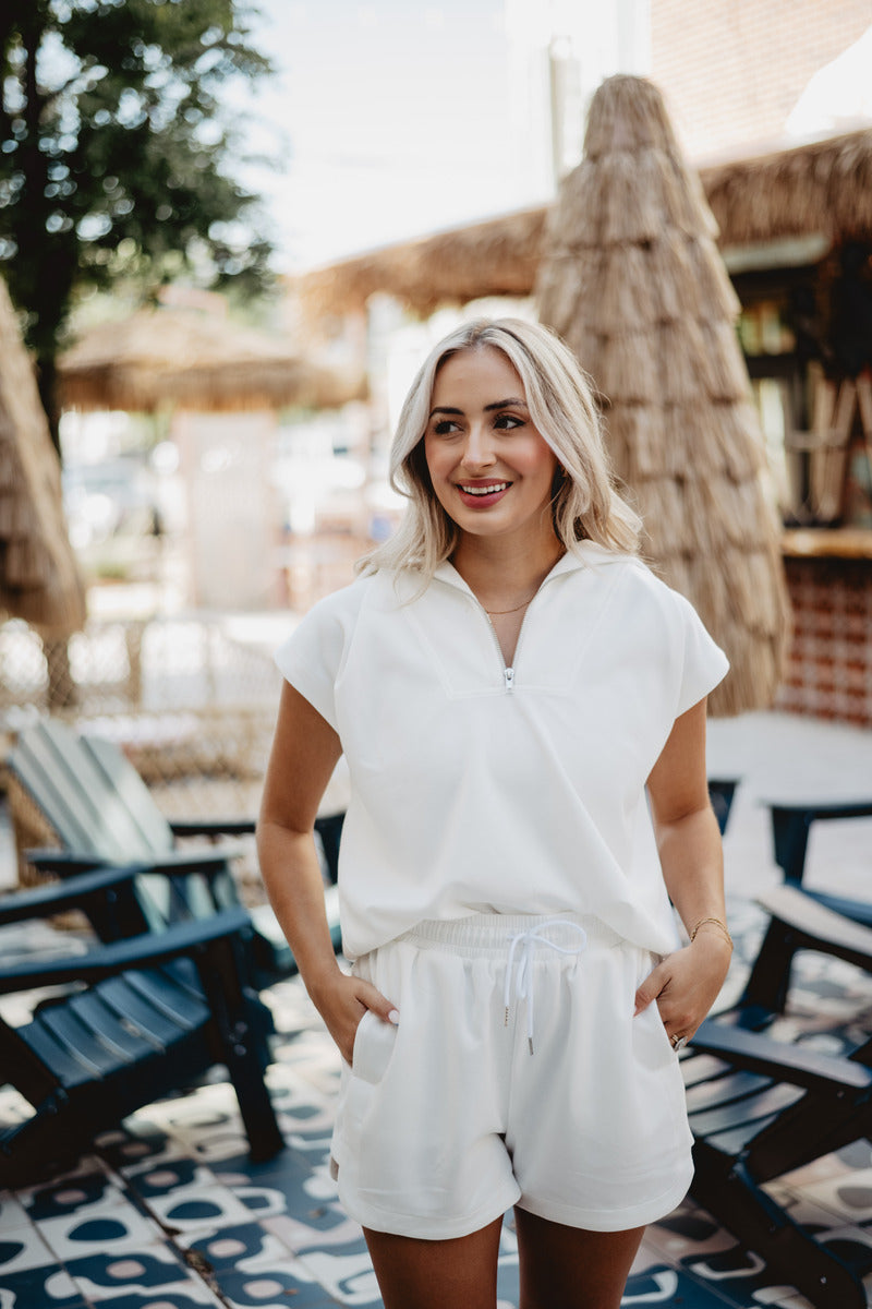 White Two Piece Scuba Set