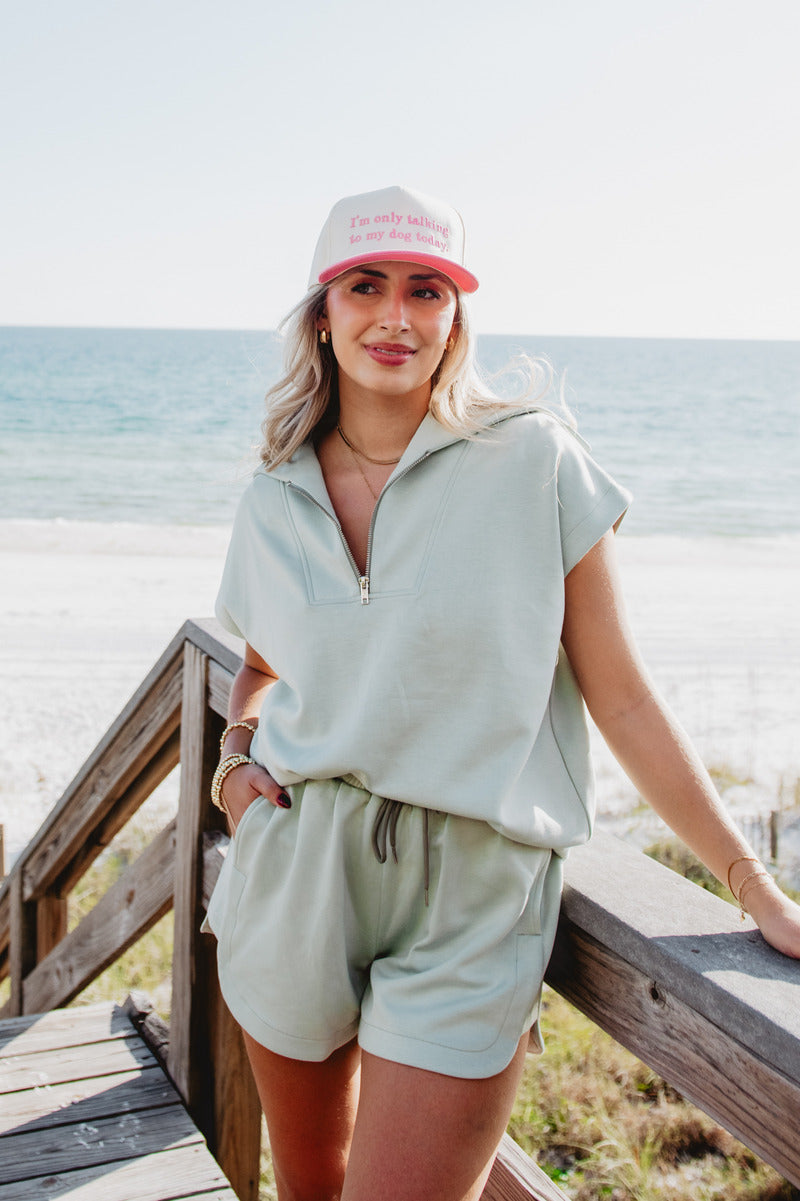 Seafoam Half Zip Scuba Set