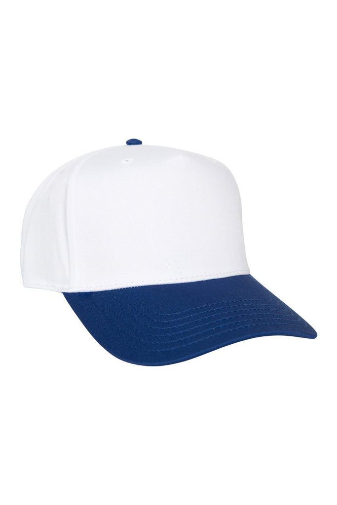 Blue and White Two-Toned Vintage Hat