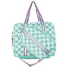 Teal Checkerprint Pickleball Bag