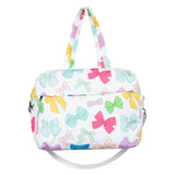 Multicolored Coquette Bows Duffel Weekender for Women