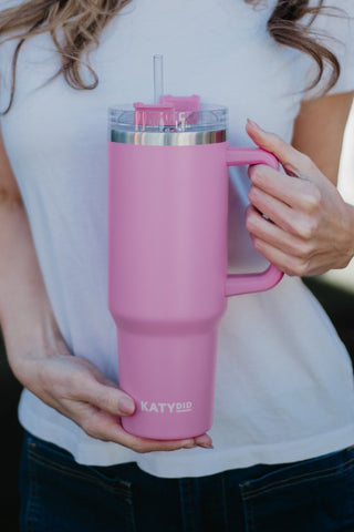 Water Bottle Harbor Pink Yeti Cup Rose Pink Drink Tumbler Cup W