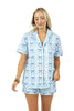 Light Blue Mini Bows PJ Sets - Katydid.com