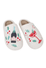 Holiday Champagne, Coupes & Holly Women's Slippers
