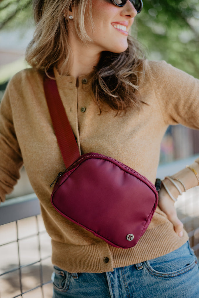 Maroon crossbody hotsell