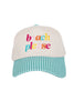 Beach Please (Lowercase) Women's Two-Toned Hat - Katydid.com