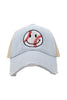 Baseball Happy Face Women's Trucker Hat