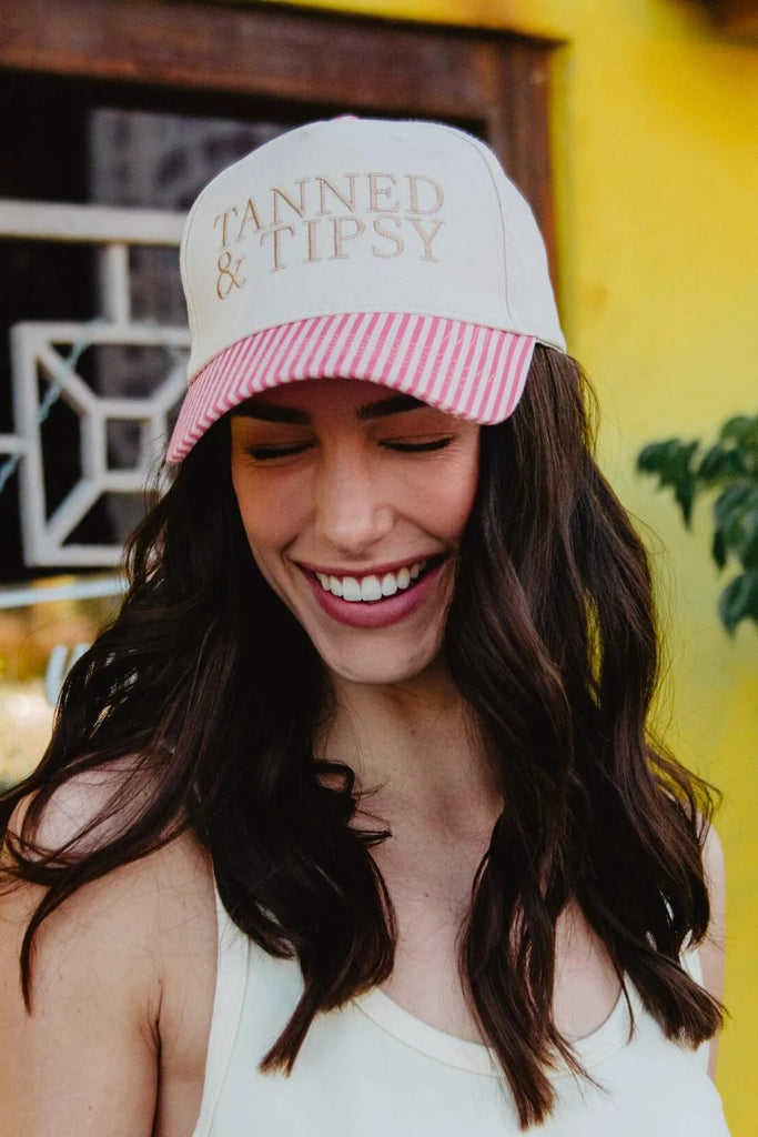 Tanned & Tipsy Vintage Hat - Katydid.com