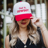 Cool it, Cowboy Heart Two-Toned Vintage Hat