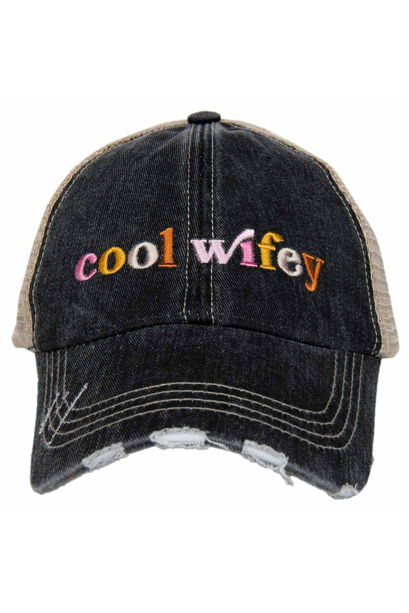 Cool Wifey Trucker Hat - Katydid.com