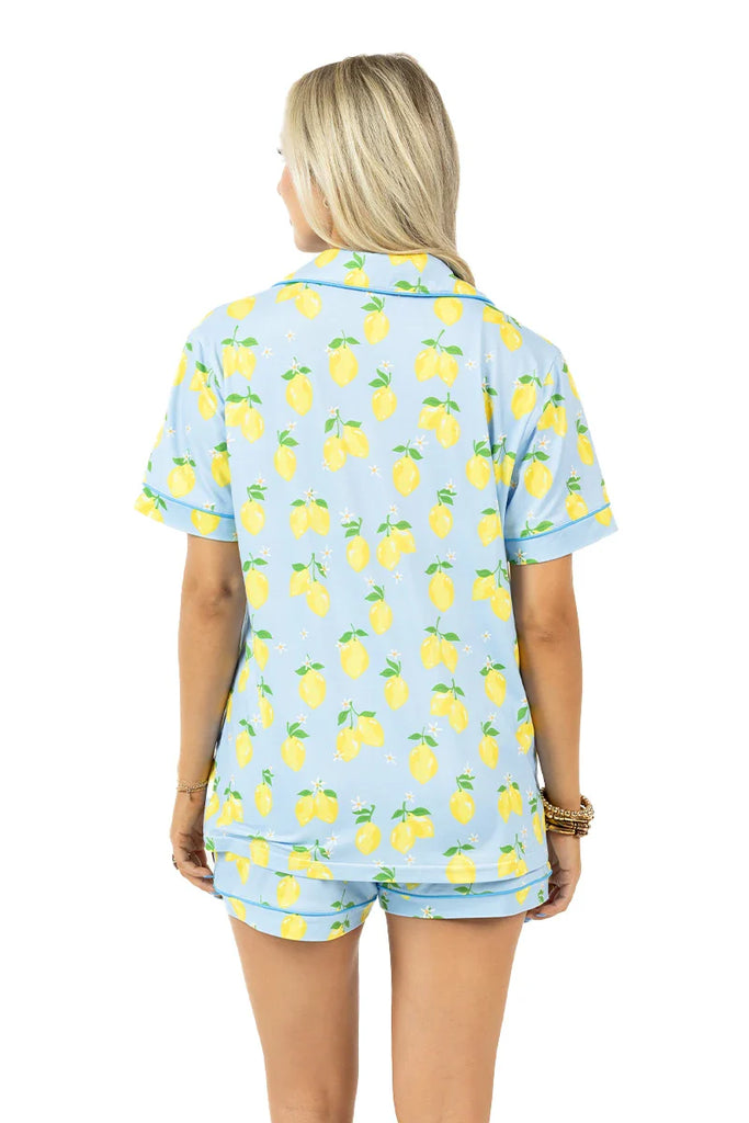 Zesty Lemons 2 Piece Pajama Set - Katydid.com