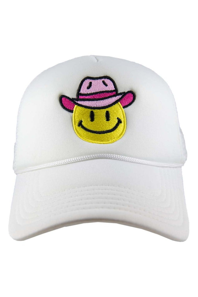 Cowboy Happy Face Foam Hat