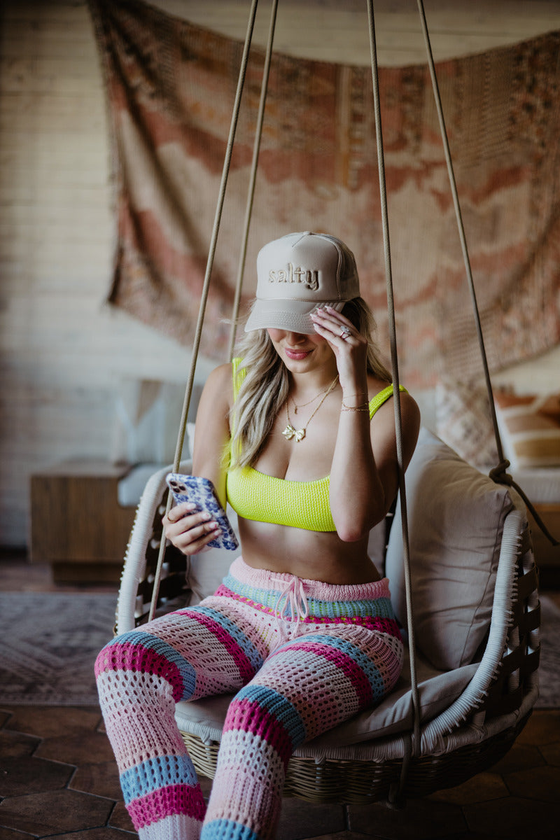 Crochet Beach Women's Pants Cover Up