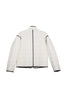 White Quilted Trim Jacket for Women