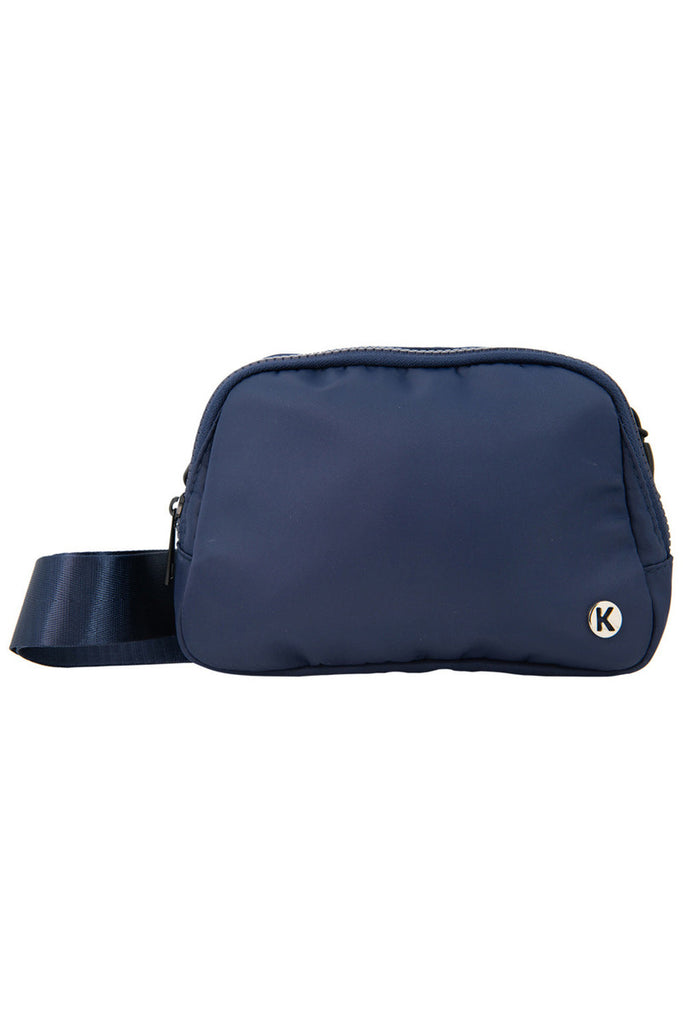 Navy Solid Fanny Packs for Women