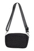 Black Woven Women's Crossbody Bag