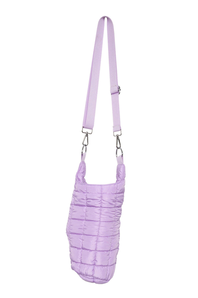 Light Purple Quilted Water Bottle Holder