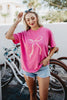 Pink Coquette Bow Graphic Tee