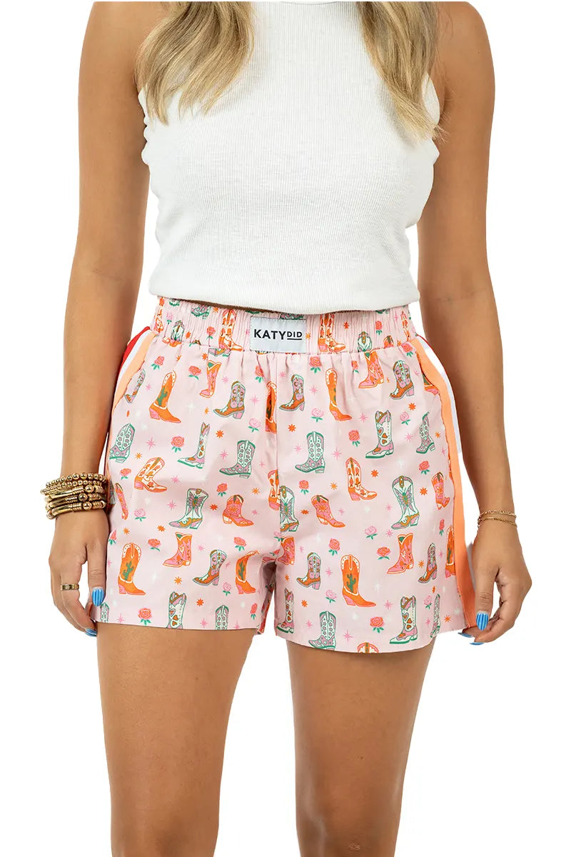 Boots & Roses Boxer Shorts - Katydid.com