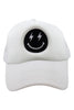 Black Lightning Happy Face Foam Trucker Hat