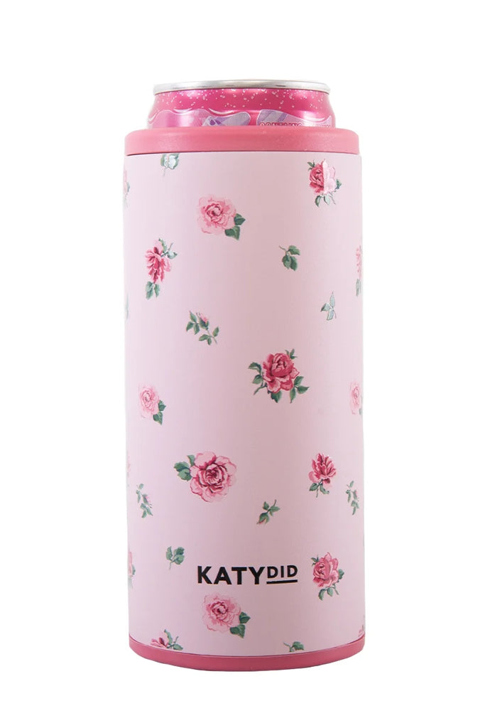 Roses Slim Can Cooler Koozie