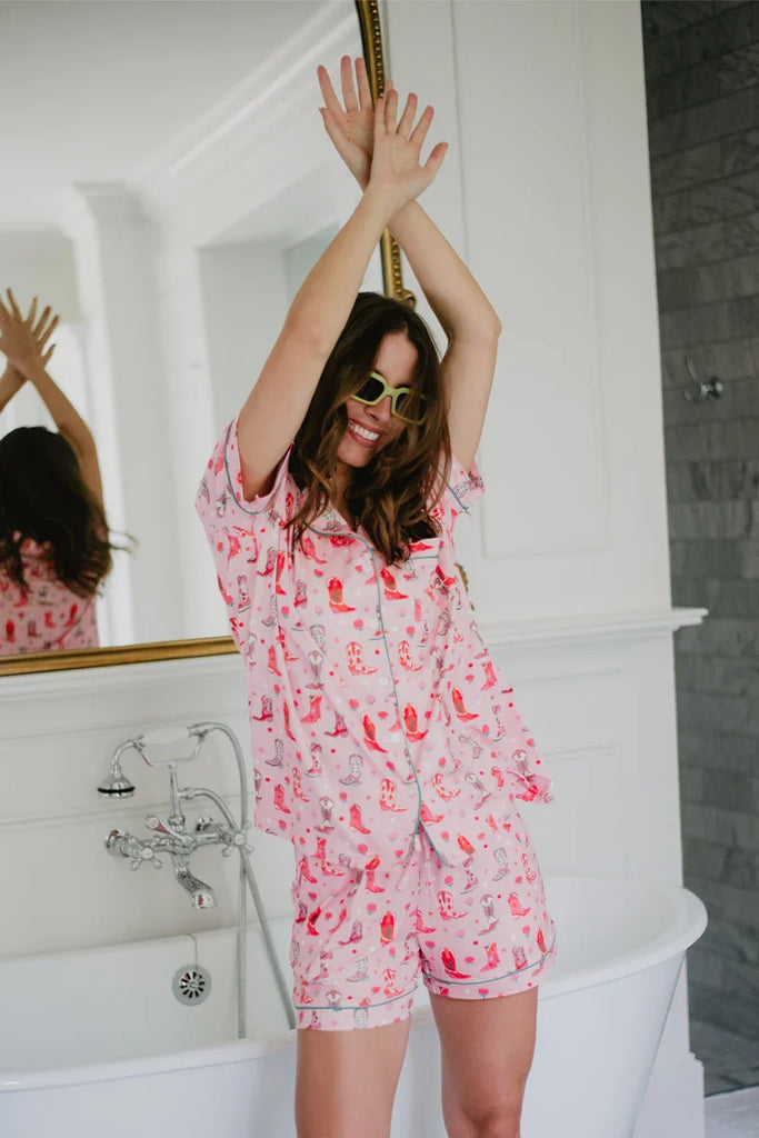 Boots & Roses Pajama Sets