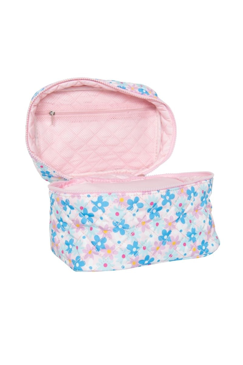 Dainty Floral Makeup Bag Womens