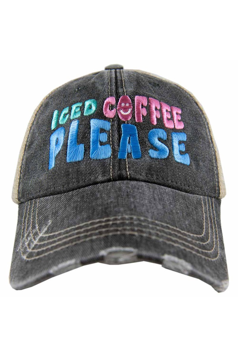 Iced Coffee Please Trucker Hat - Katydid.com