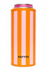 Pink and Orange Striped Slim Can Cooler