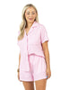 Light Pink Plaid Pajama Set - Katydid.com