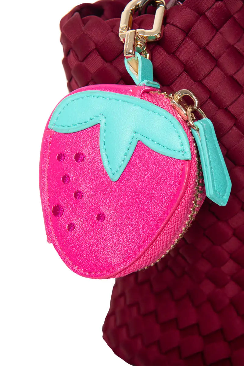 Strawberry Coin Holder Bag Charm - Katydid.com