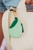Green Pear Coin Pouch Keychain