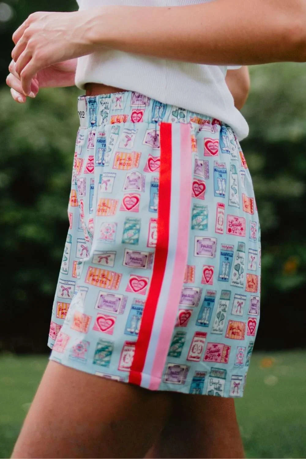 Traveling Matchbook Patterned Boxers - Katydid.com