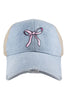 Coquette Pink Bow Trucker Hat