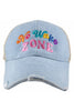 No Wake Zone Denim Trucker Hat