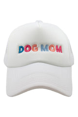 Dog Mom Multicolored Foam Trucker Hat