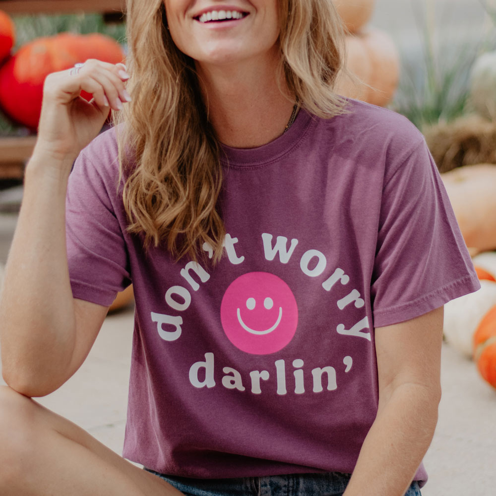 Don't Worry Darling Happy Face T-Shirt