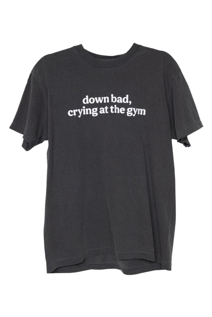 Down Bad Crying At The Gym Graphic Tee