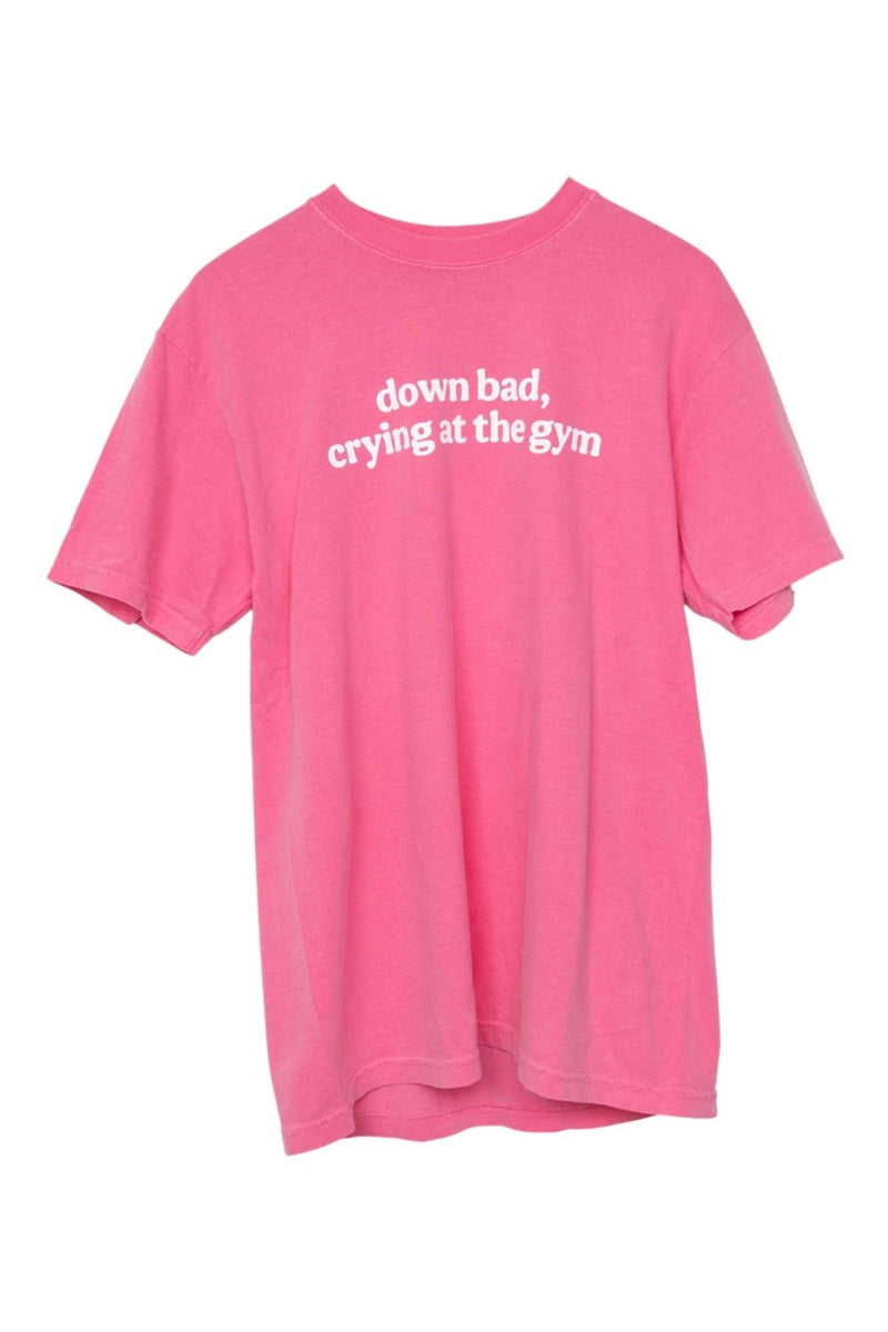 Down Bad Crying At The Gym Graphic Tee - Katydid.com