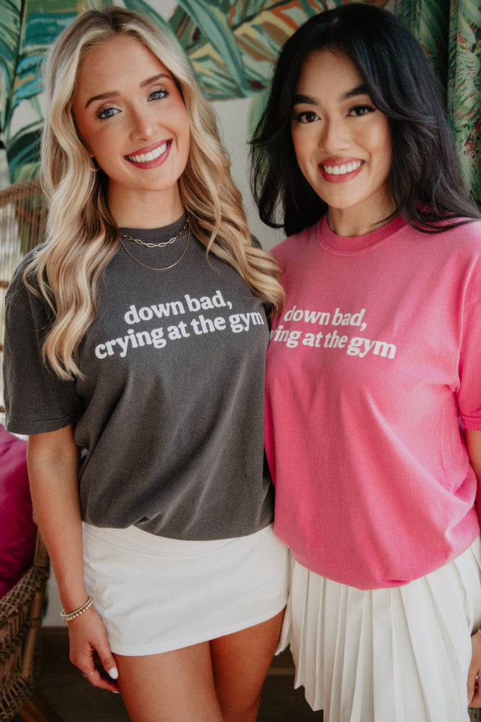 Down Bad Crying At The Gym Graphic Tee