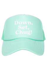 Down Set Chug Drinking Hat Foam Hat