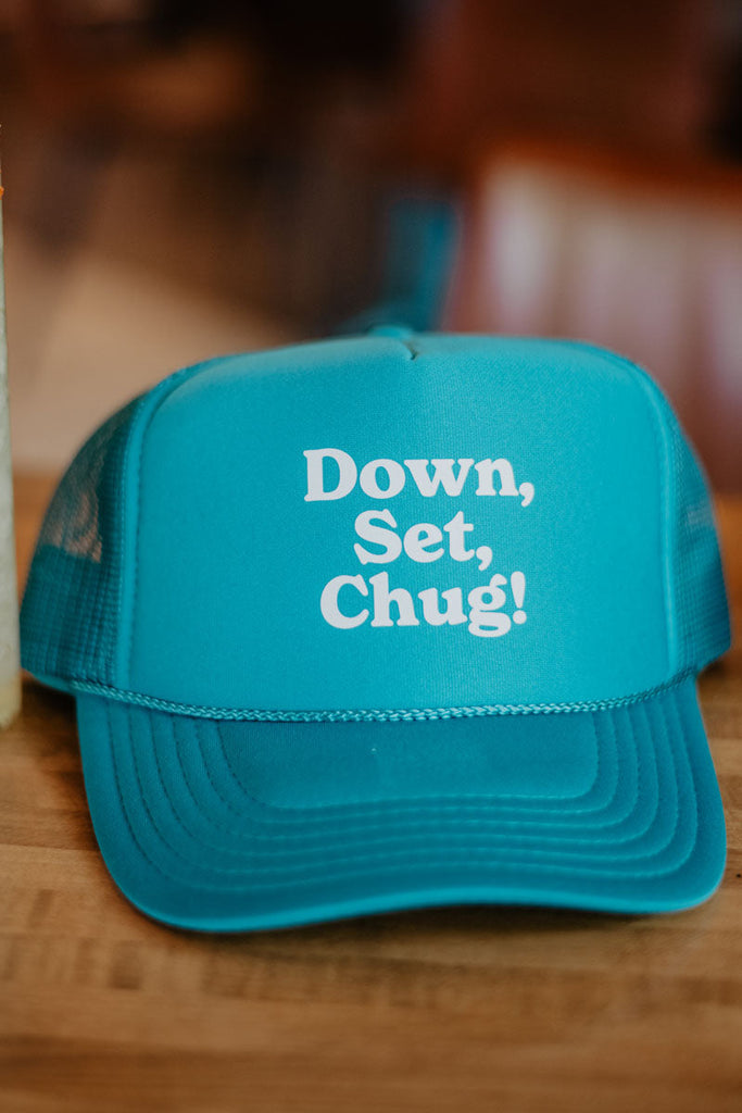 Down Set Chug Drinking Hat Foam Hat