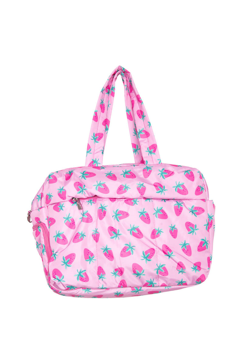Subtle Strawberry Weekender w/ Pass-Thru Slip - Katydid.com