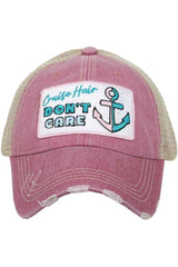 Cruise Hair Don't Care Women's Trucker Hats