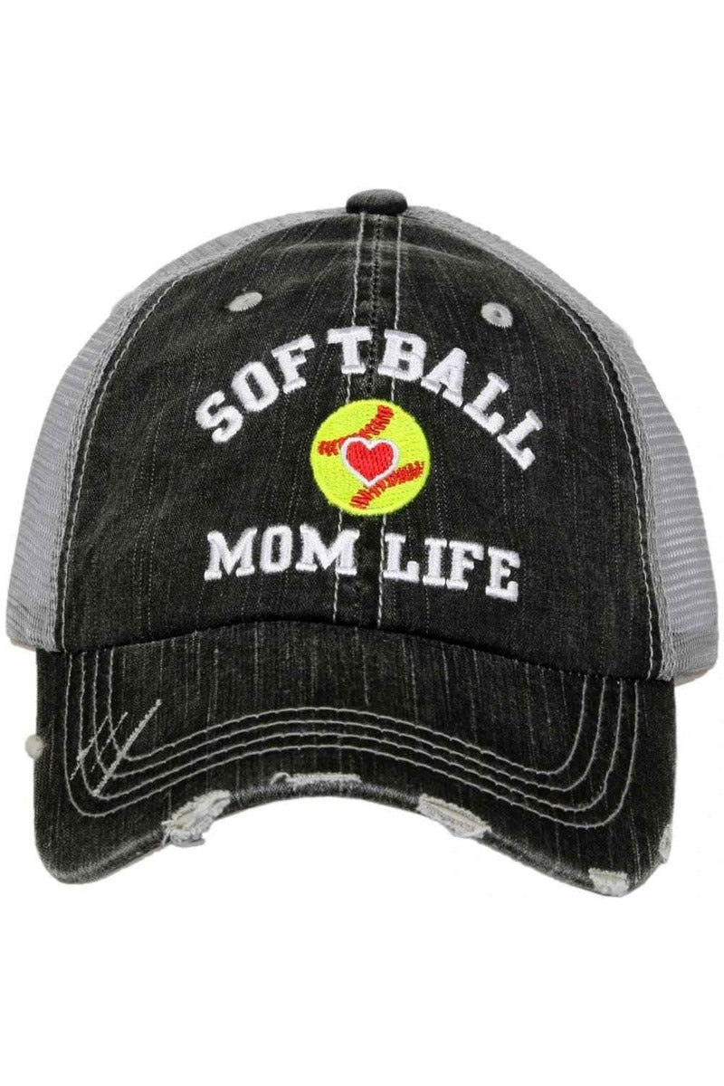 Softball Mom Life Trucker Hats - Katydid.com